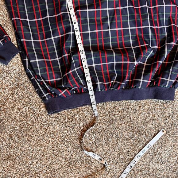 Pivot Rules Men’s Blue/Red/White Plaid 1/4 Zip Pullover.  Size XXL - Picture 4 of 6